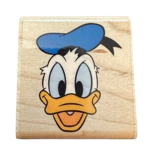 Disney Rubber Stampede Donald Duck Portrait 395-C Rubber Stamp